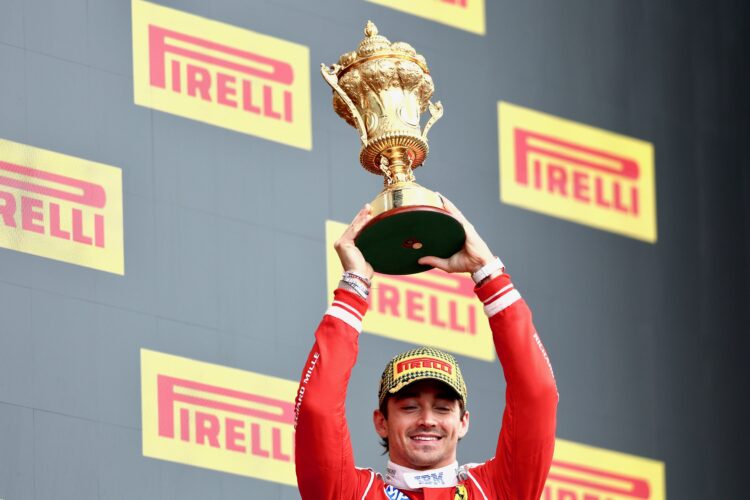 Leclerc ends F1 victory drought